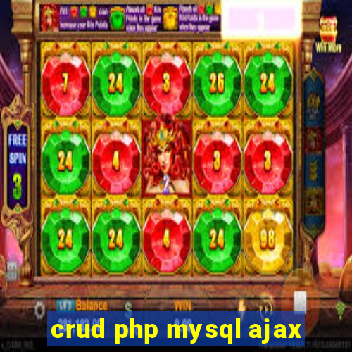 crud php mysql ajax